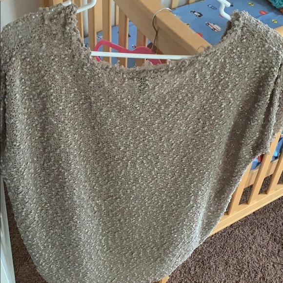 High low knit sequin shirt - Picture 2 of 2